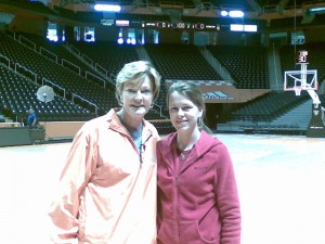 Molly and Coach Summitt